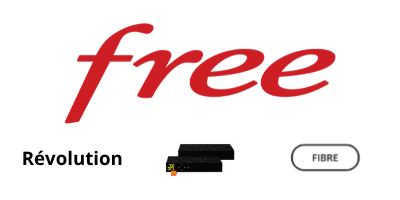 Logo freebox révolution fibre