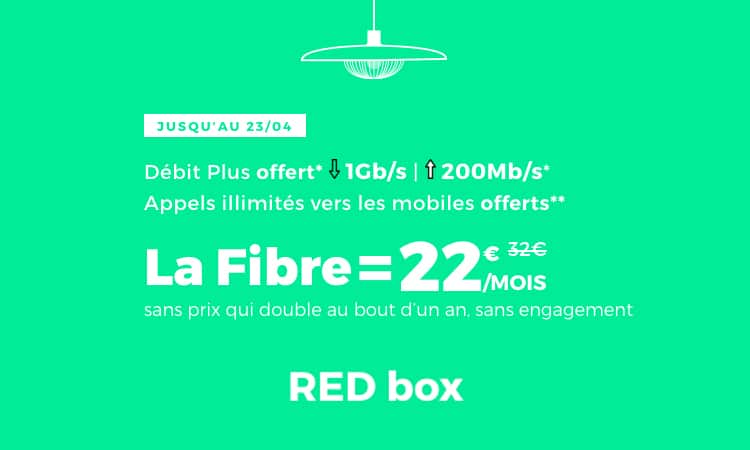 Red prolonge sa promotion box Red Fibre jusqu’au 23/04