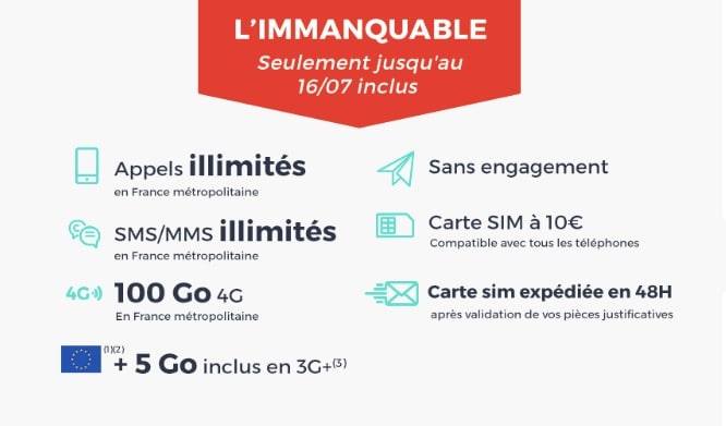 Forfait Cdiscount mobile IMMANQUABLE