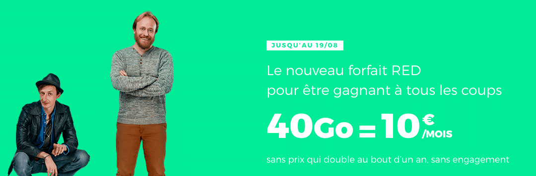 Découvrez le nouveau forfait mobile Red pas cher et personnalisable