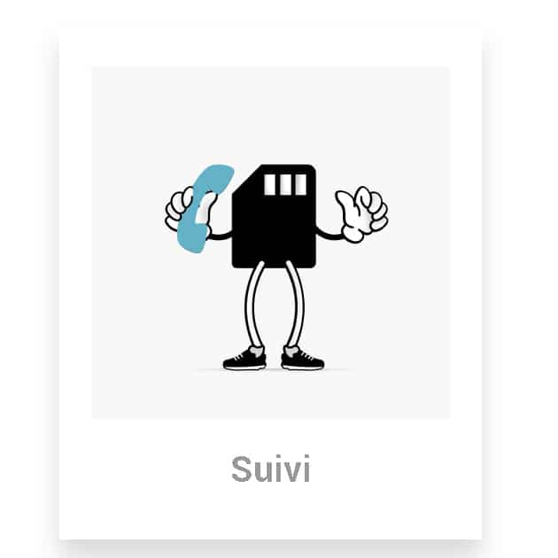 Logo sym avec un téléphone
