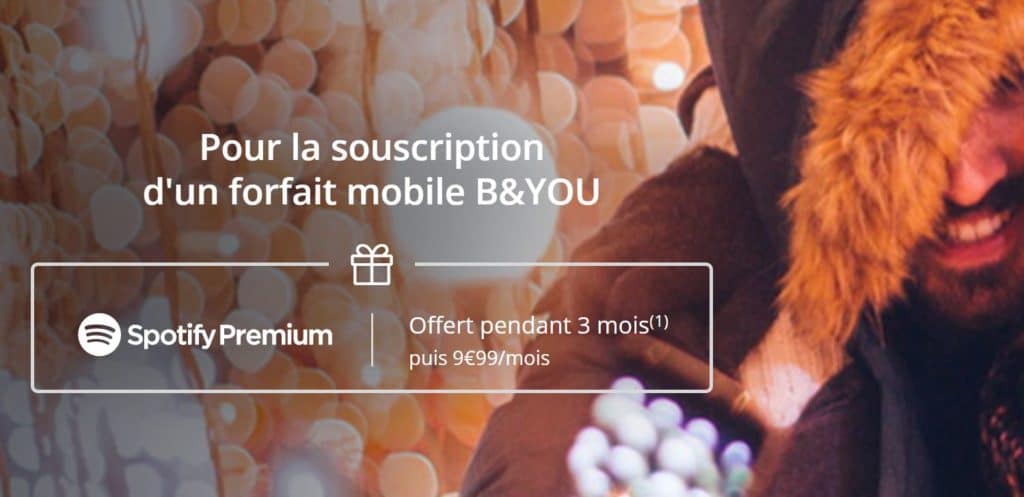 Bouygues telecom vous offre Spotify Premium pour la souscription à un forfait box ou mobile