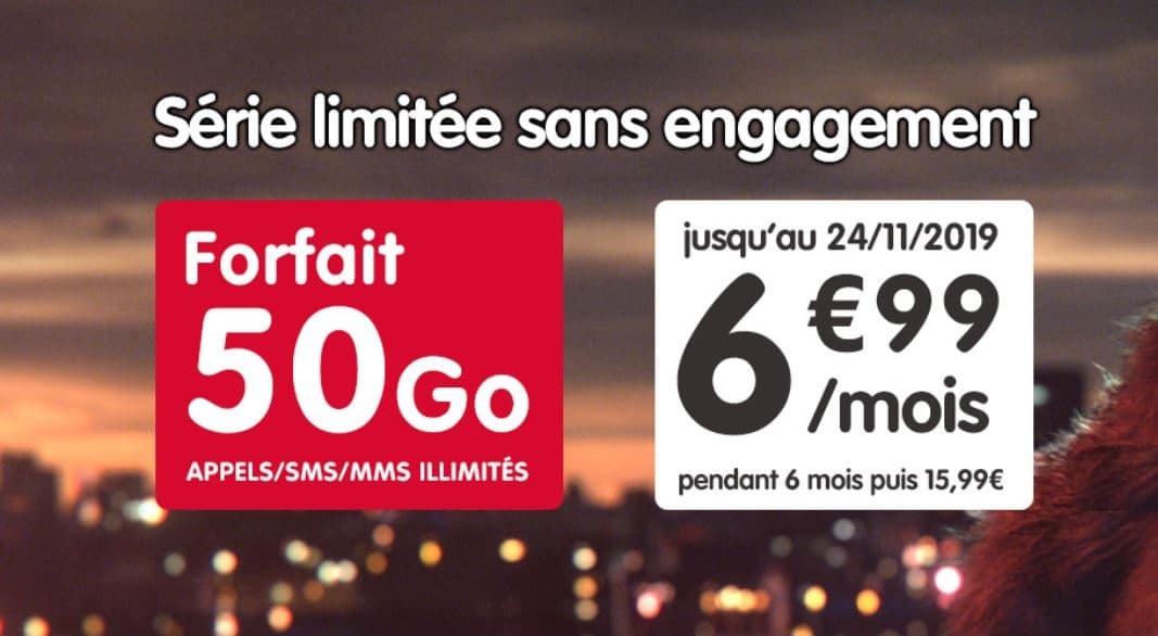 Le nouveau forfait NRJ mobile et ses 50 Go de data pour 6,99€/mois