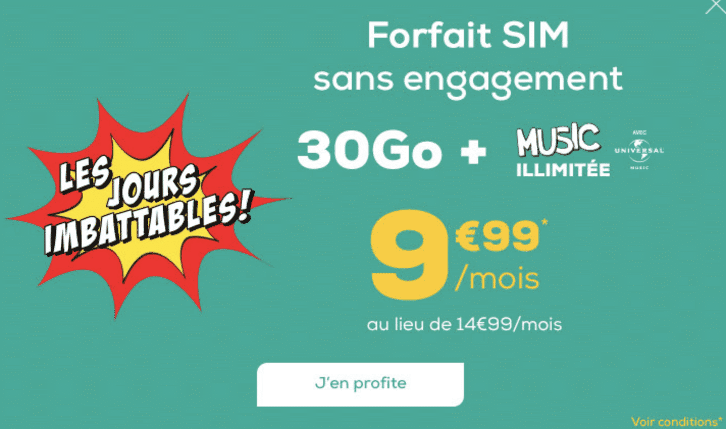 Les jours imbattables la poste mobile