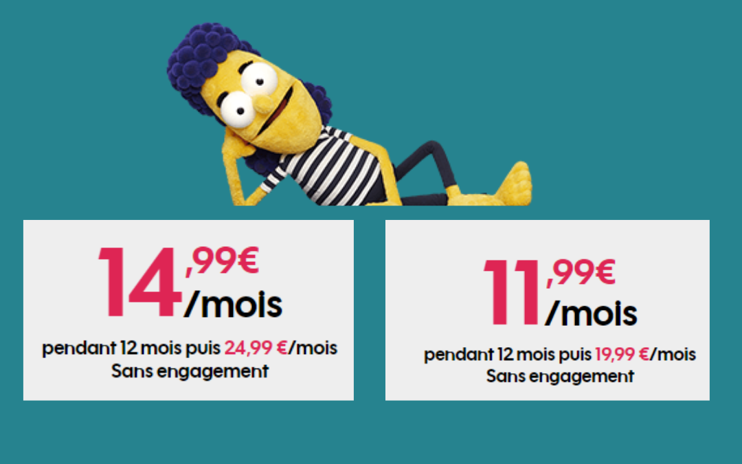 Sosh lance une double promotion sur les forfaits 20 et 50 gigas
