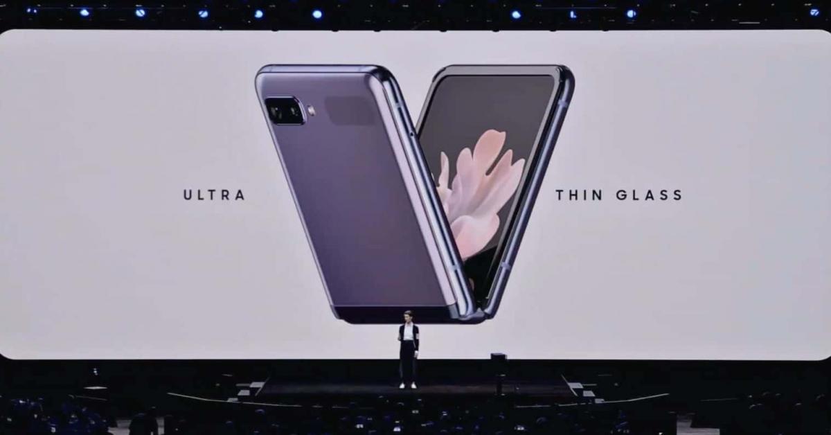 présentation du galaxy Z Flip