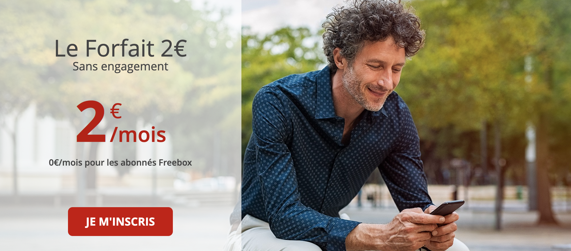 forfait mobile free 2€ en promo