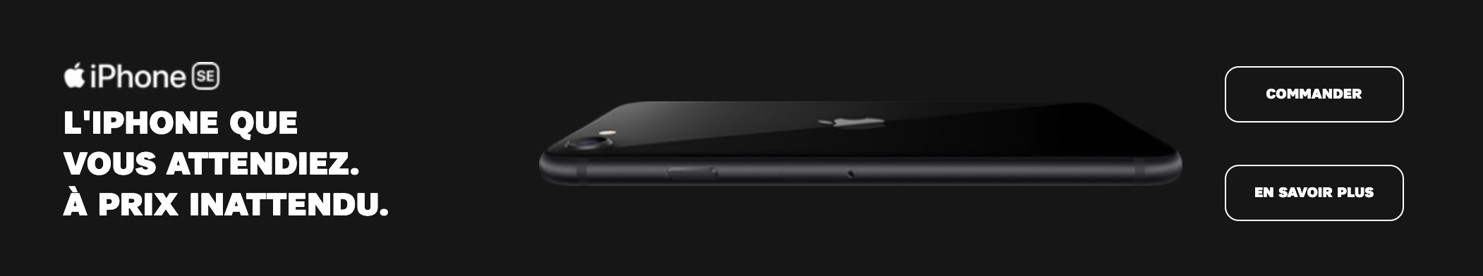 bannière iphone se 2 sfr