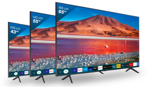 différentes tailles de la bbox smart TV