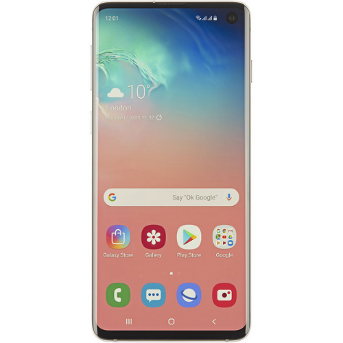 Samsung galaxy s10 vu de face