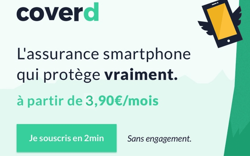 Coverd : l’assurance smartphone sans engagement dès 3,90€