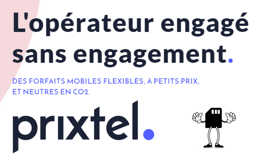 Prixtel : Découvrez le forfait mobile ajustable dès 4,99€ sans engagement.