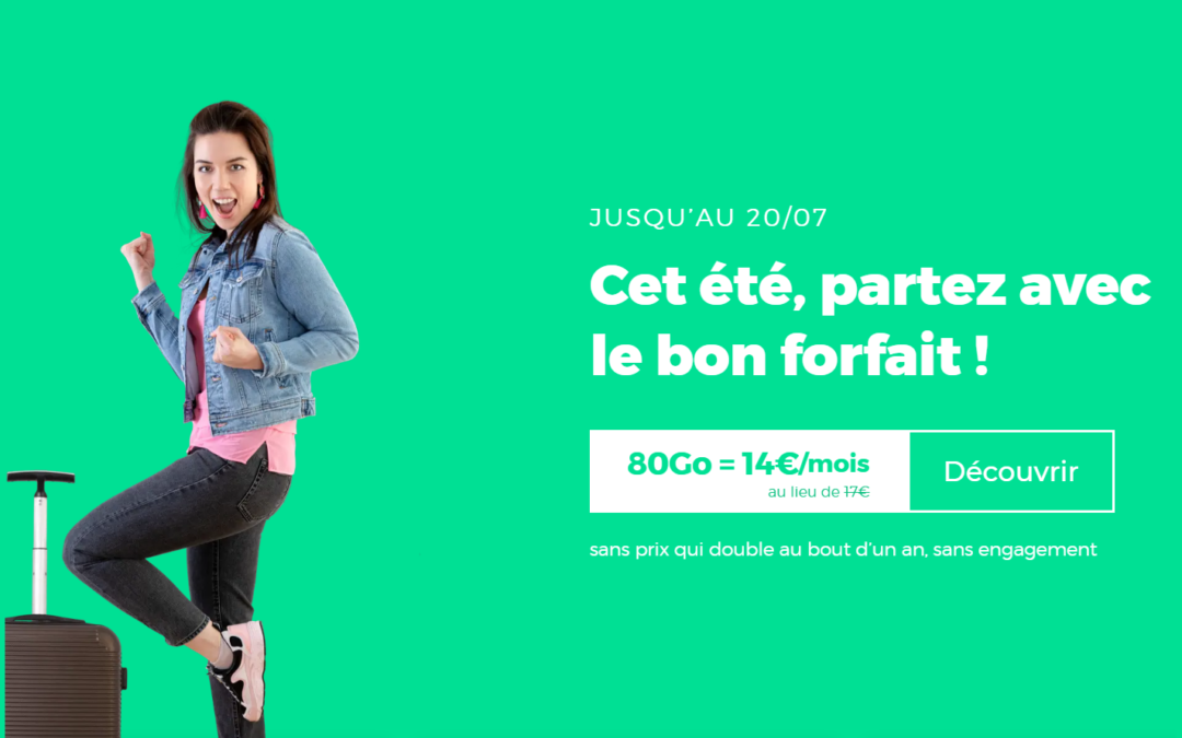 Le nouveau forfait RED SFR et ses 80 gigas de data pour 14€ par mois