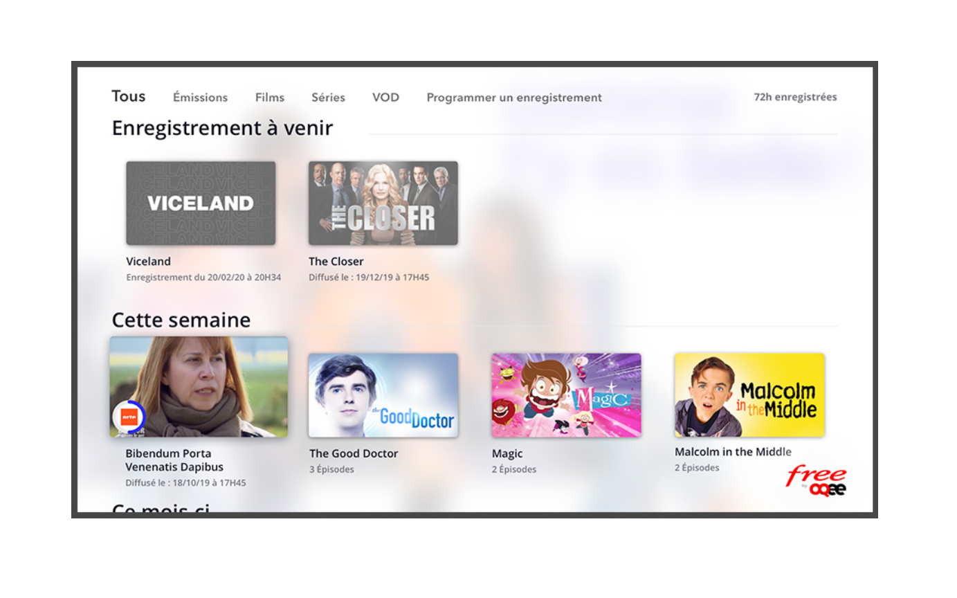 Le player Pop TV