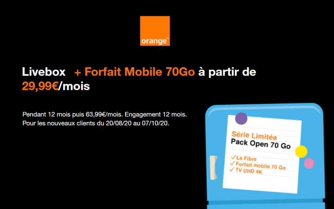 Orange - Promo Répéteur wifi Jusqu'au 12 septembre 2021