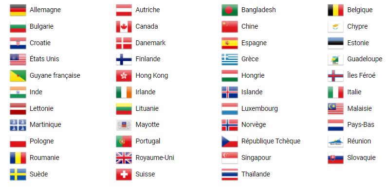 pays appels lebara