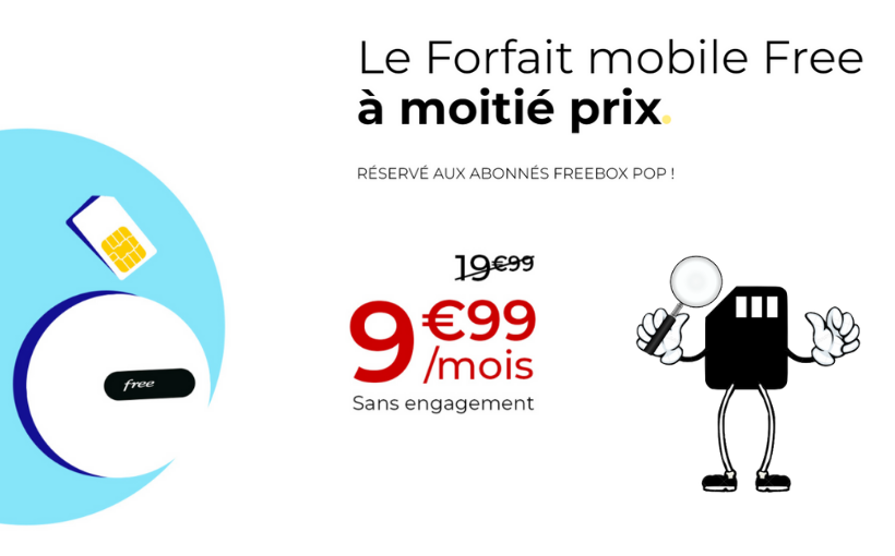 offre freebox pop et forfait mobile en promo