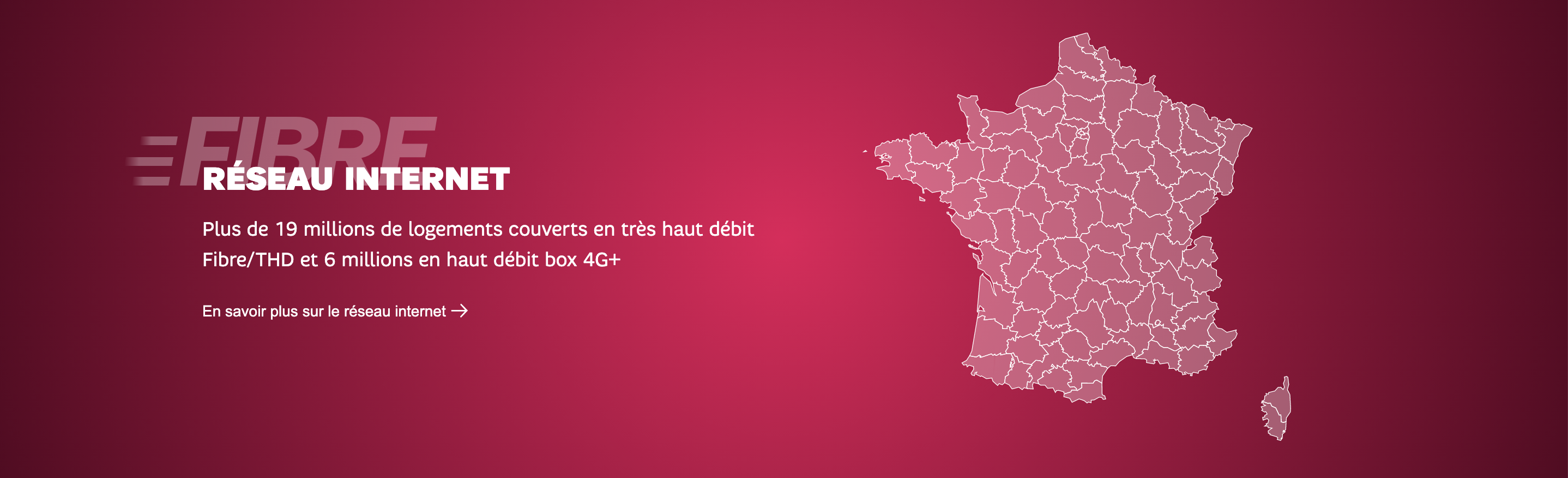 La réseau fibre de SFR