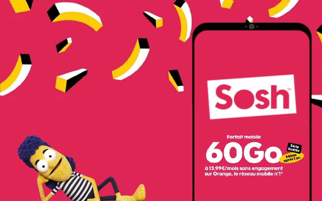 Les offres mobile Sosh en promotion pour ce mois de février 2021