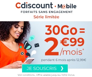 forfait cdiscount 30 go