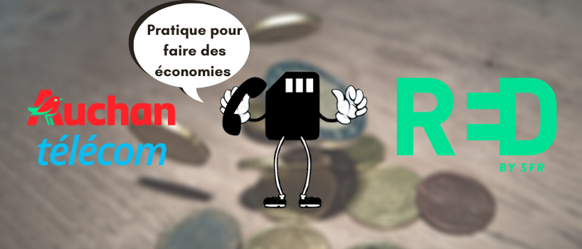 Les forfaits 5Go pas cher Auchan telecom / RED