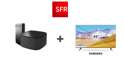 Logo sfr box + TV