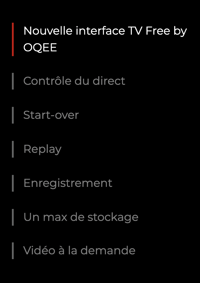 Expérience TV de la Freebox Pop