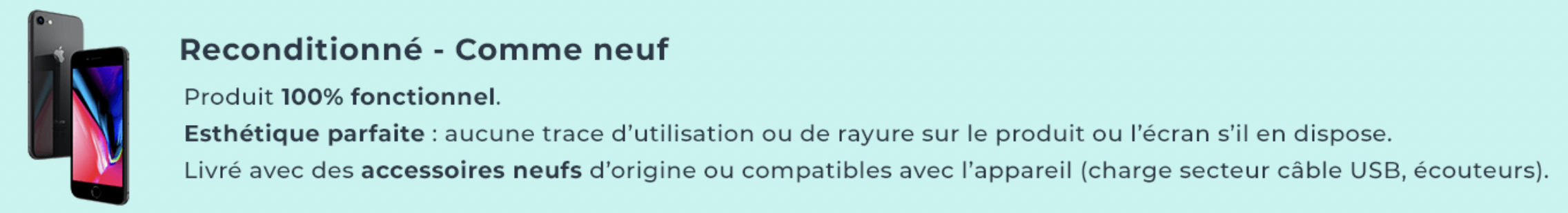 détails de l'iphone 8