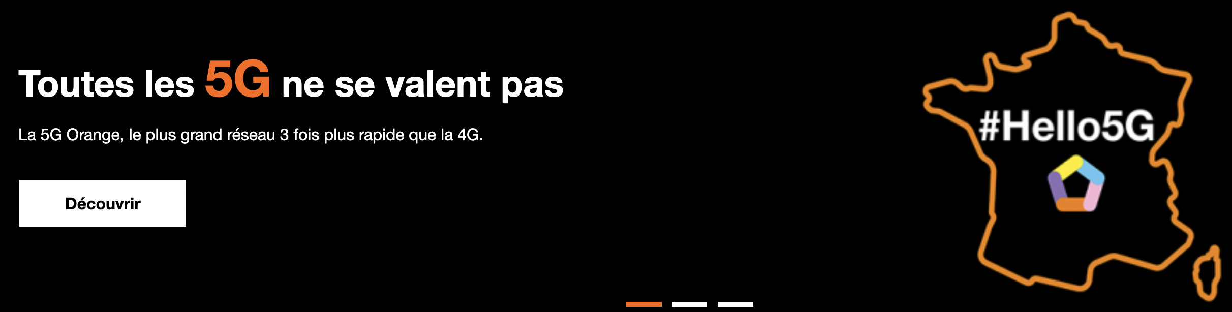 le réseau 5G d'Orange
