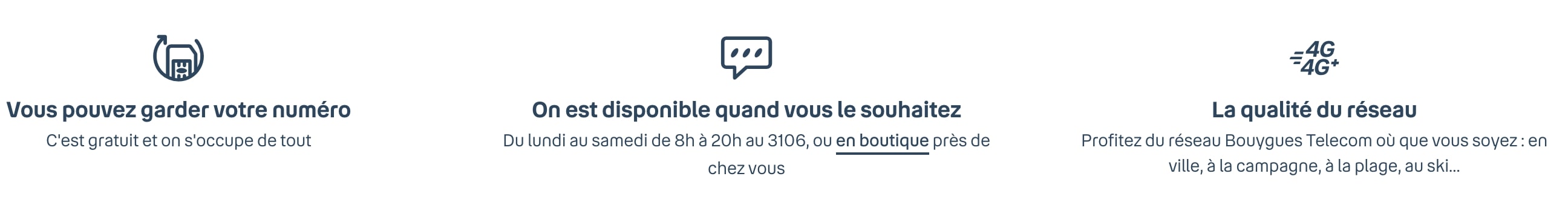 Les avantages de Bouygues Telecom