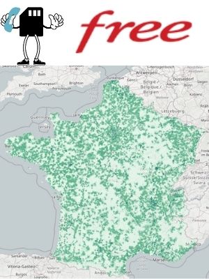 Carte de couverture et éligibilité à la box 4G Free