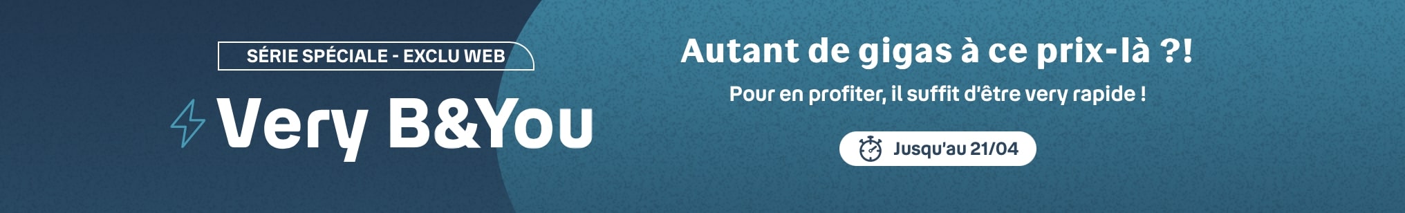 forfait mobile pas cher B and You exclu web