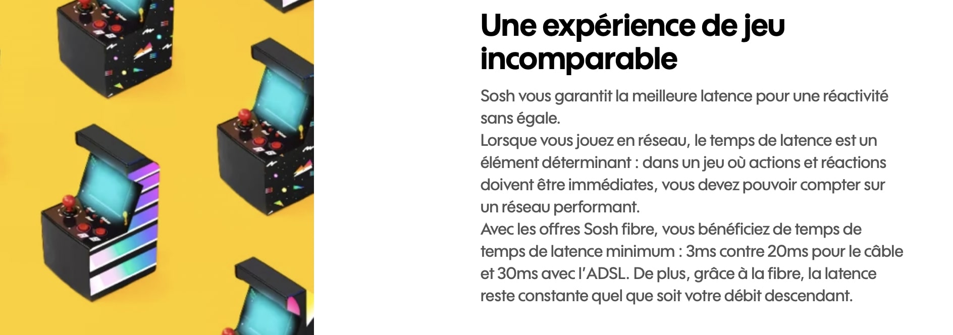 l'experience de jeu avec la box sosh