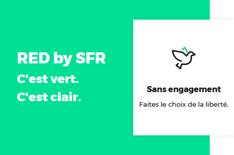Illustration des forfaits sans engagement Red by SFR