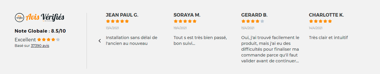avis des clients sur l'opérateur Red