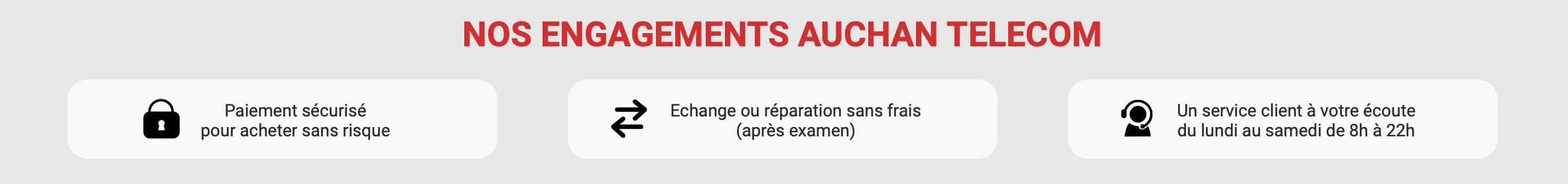 les engagement auchan telecom