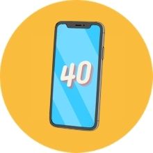 Forfait mobile 40 Go