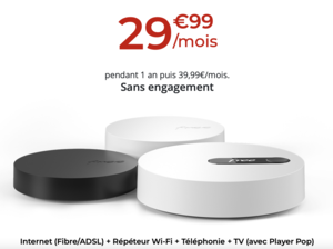 Prix de la Freebox pop en fibre ffth