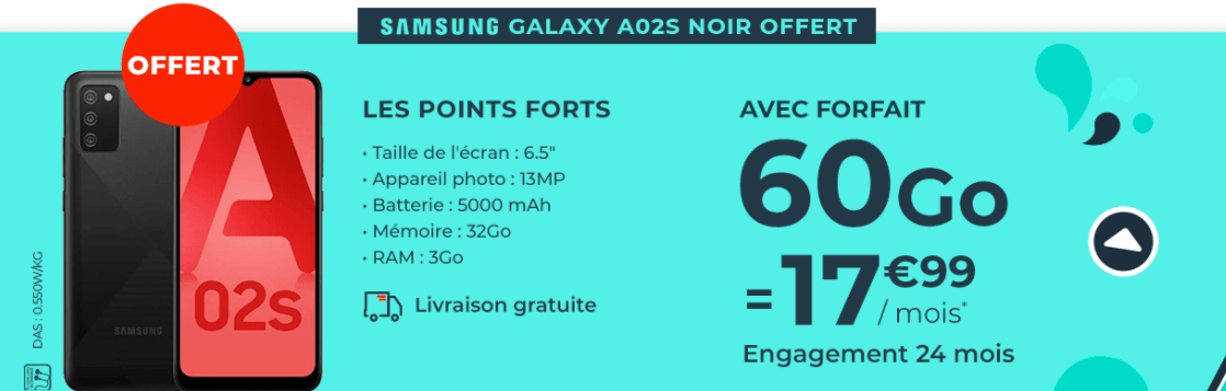 Détails sur le Samsung galaxy A12