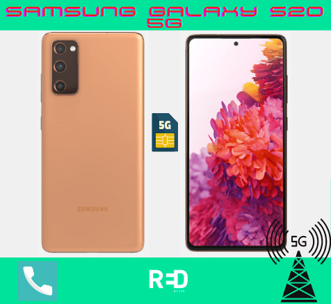 Illustration du Samsung Galaxy S20 FE 5G compatible avec le forfait 5G RED by SFR