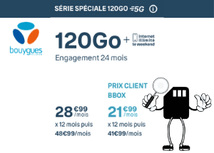 Forfait 120 Go Bouygues