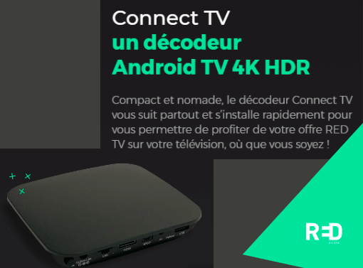 Description du décodeur Connect TV compatible avec la 4K
