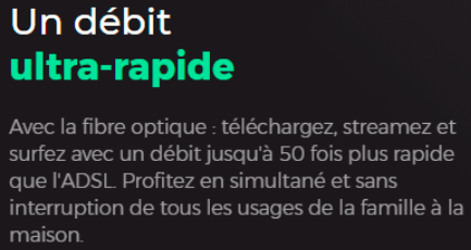 Diverses informations à propos de la fibre optique chez RED by SFR