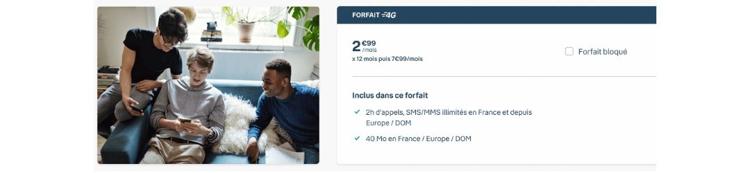 le forfait 4G Bouygues 2h détaillé
