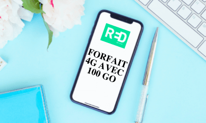 Image pour illustrer le forfait 4G RED avec 100 Go