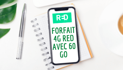 Image pour illustrer le forfait 4G RED avec 60 Go