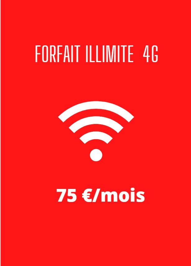 forfait 4G illimité SFR