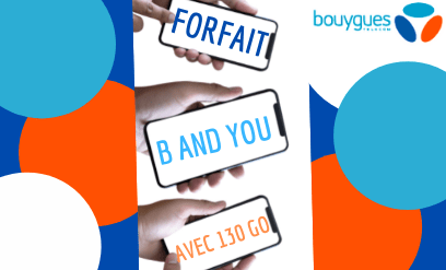 Image pour illustrer le forfait illimité B and You avec 130 Go