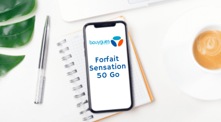 Image pour illustrer le forfait internet illimité Bouyguessensation avec 50 Go