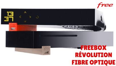 Image de la Freebox Révolution compatible avec la fibre optique